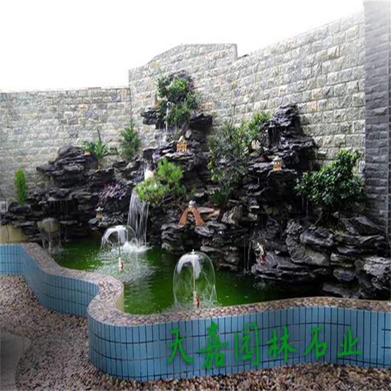 武穴小庭院水景设计